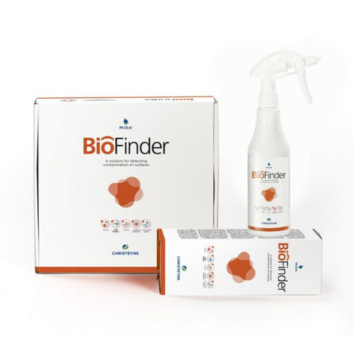 BioFinder. Itram. Detector de biofilms y microorganismos. BioFinder reacciona inmediatamente ante la detección de biofilms. Su líquido naranja genera microburbujas blancas cuando entra en contacto con organismos catalasa positivos que amenazan con causar intoxicaciones o infecciones. 