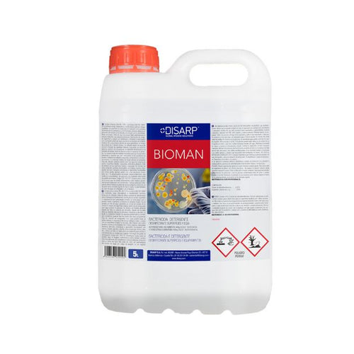 Desinfectante con acción detergente. Permite limpiar y desinfectar en un solo paso.  Especialmente formulado para su uso en la limpieza y desinfección por contacto de superficies y utensilios fuertemente contaminados en la industria alimentaria, hostelería e higiene institucional.