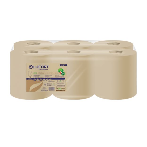 Bobina LUCART Ecologica 800S 180MT – Carta Asciugatutto 2 Veli, Microgoffrata, Confezione Da 2 Rotoli