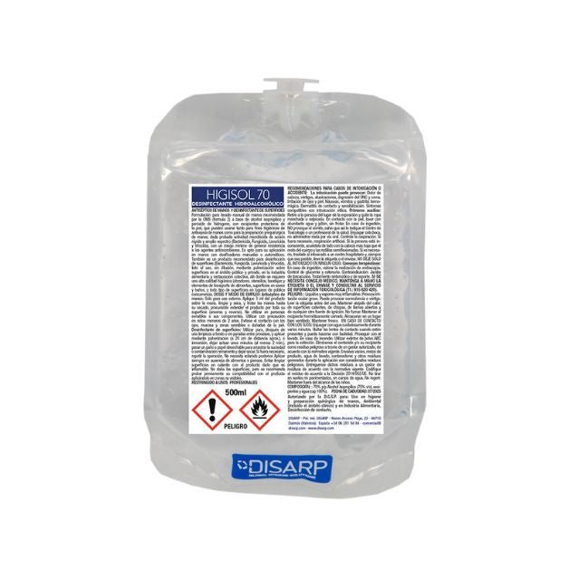Formulación para lavado manual de manos recomendada por la OMS (formula 2) a base de alcohol isopropílico y peróxido de hidrogeno, con excipientes protectores de la piel, presenta probada actividad microbicida de acción rápida y amplio espectro (Bactericida, Fungicida, Levuricida y Virucida), con un riesgo mínimo de generar resistencia a los agentes antimicrobianos